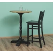 Kép 3/4 - Kerek fenyőfa bárasztal 110 cm - lavintagehome.hu