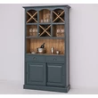 Kép 2/6 - Fenyőfa bárszekrény 2 fiókos, palacktartóval - lavintagehome.hu