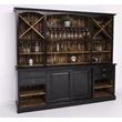 Kép 2/9 - Fenyő bárszekrény palack- és pohártartóval - lavintagehome.hu
