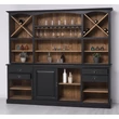 Kép 9/9 - Fenyő bárszekrény palack- és pohártartóval - lavintagehome.hu