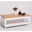 Kép 4/5 - Tölgyfa dohányzóasztal hajlított fenyőfa lábakkal - lavintagehome.hu