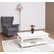Kép 3/5 - Fenyőfa dohányzóasztal hajlított falábakkal - lavintagehome.hu