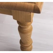 Kép 5/5 - Tölgyfa dohányzóasztal esztergált fenyőfa lábbal - lavintagehome.hu