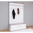 Kép 11/25 - Fenyőfa előszoba bútor ülőkével 2 ajtós tárolóval - lavintagehome.hu