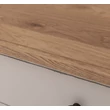 Kép 16/17 - Fenyőfa cipősszekrény tölgyfa fedlappal 2+2 ajtós, 4 fiókos - lavintagehome.hu