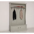 Kép 8/9 - Fenyő előszoba bútor ülőkével, kalaptartó, tárolóval-lavintagehome.hu