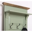 Kép 6/19 - Fenyőfa előszoba bútor ülőkével, polcos tárolóval - lavintagehome.hu