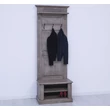 Kép 8/19 - Fenyőfa előszoba bútor ülőkével, polcos tárolóval - lavintagehome.hu