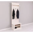 Kép 9/19 - Fenyőfa előszoba bútor ülőkével, polcos tárolóval - lavintagehome.hu