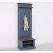 Kép 13/19 - Fenyőfa előszoba bútor ülőkével, polcos tárolóval - lavintagehome.hu