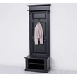 Kép 1/19 - Fenyőfa előszoba bútor ülőkével, polcos tárolóval - lavintagehome.hu