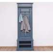 Kép 19/19 - Fenyőfa előszoba bútor ülőkével, polcos tárolóval - lavintagehome.hu