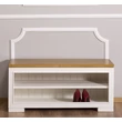 Kép 1/3 - Fenyőfa cipősszekrény polcos - lavintagehome.hu