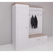 Kép 2/7 - Fenyő előszoba bútor fogas, cipőtároló, szekrény-lavintagehome.hu