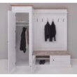 Kép 3/7 - Fenyő előszoba bútor fogas, cipőtároló, szekrény-lavintagehome.hu