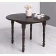 Kép 3/4 - Kerek fenyőfa étkezőasztal bővíthető 116/198X116cm - lavintagehome.hu