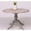 Kép 2/29 - Kerek fenyőfa étkezőasztal bővíthető 120/160X120cm - lavintagehome.hu