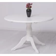 Kép 3/29 - Kerek fenyőfa étkezőasztal bővíthető 120/160X120cm - lavintagehome.hu