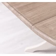 Kép 8/29 - Kerek fenyőfa étkezőasztal bővíthető 120/160X120cm - lavintagehome.hu