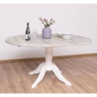 Kép 9/29 - Kerek fenyőfa étkezőasztal bővíthető 120/160X120cm - lavintagehome.hu