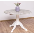 Kép 10/29 - Kerek fenyőfa étkezőasztal bővíthető 120/160X120cm - lavintagehome.hu
