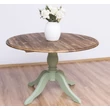 Kép 26/29 - Kerek fenyőfa étkezőasztal bővíthető 120/160X120cm - lavintagehome.hu