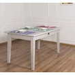 Kép 1/3 - Fenyőfa étkezőasztal 1 fiókos - lavintagehome.hu