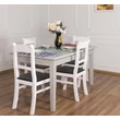 Kép 3/3 - Fenyőfa étkezőasztal 1 fiókos - lavintagehome.hu