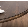 Kép 5/11 - Ovális fenyőfa étkezőasztal bővíthető 160/230X120cm- lavintagehome.hu