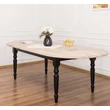 Kép 6/7 - Ovális tölgy asztal fenyőlábbal bővíthető 3 méretben-lavintagehome.hu