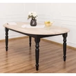 Kép 7/7 - Ovális tölgy asztal fenyőlábbal bővíthető 3 méretben-lavintagehome.hu