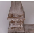 Kép 5/9 - Fenyőfa étkezőasztal oszloplábakkal 210X90 cm - lavintagehome.hu