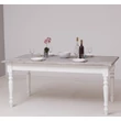 Kép 7/13 - Fenyőfa étkezőasztal esztergált lábakkal  - lavintagehome.hu
