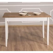 Kép 2/13 - Fenyőfa étkezőasztal egyenes lábakkal - lavintagehome.hu