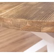 Kép 4/8 - Kerek fa étkezőasztal csillag falábbal 130cm - lavintagehome.hu