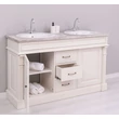 Kép 4/13 - Fenyőfa fürdőszoba szekrény  3 fiókos, 2 ajtós - lavintagehome.hu