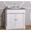 Kép 2/5 - Fenyőfa fürdőszoba szekrény 2 ajtós - lavintagehome.hu