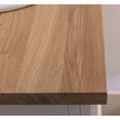 Kép 3/6 - Fürdőszoba szekrény tölgy fedlappal,  3fiókos,1ajtós-lavintagehome.hu