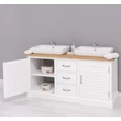 Kép 4/5 - Fürdőszoba szekrény tölgy fedlappal,fiókos,ajtós-lavintagehome.hu