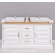 Kép 5/5 - Fürdőszoba szekrény tölgy fedlappal,fiókos,ajtós-lavintagehome.hu