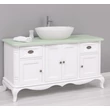Kép 7/8 - Shabby Chic fenyő fürdőszoba szekrény  2fiók, 4ajtó-lavintagehome.hu