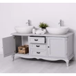 Kép 5/5 - Shabby Chic fenyő fürdőszoba szekrény  3fiók, 2ajtó-lavintagehome.hu