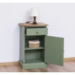 Kép 2/8 - Fenyőfa éjjeliszekrény 1 fiókos, 1 ajtós - lavintagehome.hu