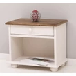 Kép 2/4 - Fenyőfa éjjeliszekrény 1 fiókos - lavintagehome.hu