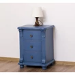 Kép 2/6 - Fenyőfa éjjeliszekrény 3 fiókos, díszes - lavintagehome.hu