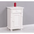Kép 5/7 - Fenyőfa éjjeliszekrény 1 ajtós, 1 fiókos, díszes - lavintagehome.hu