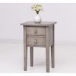 Kép 2/9 - Fenyőfa éjjeliszekrény 2 fiókos - lavintagehome.hu