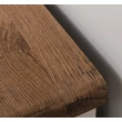 Kép 5/6 - Fenyőfa éjjeliszekrény 1 ajtós, lamellás tölgyfa fedlappal - lavintagehome.hu