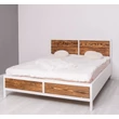 Kép 1/3 - Rustic Haven fenyőfa ágy 3 méretben  - lavintagehome.hu