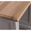 Kép 3/6 - Fenyőfa számítógépasztal tölgyfa asztallappal - lavintagehome.hu